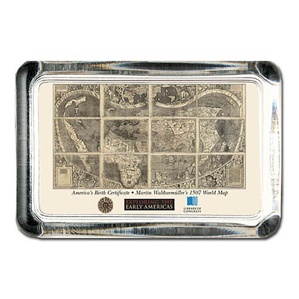 Waldseemuller Map Paperweight
