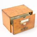 Library of Congress Card Catalog Notecards